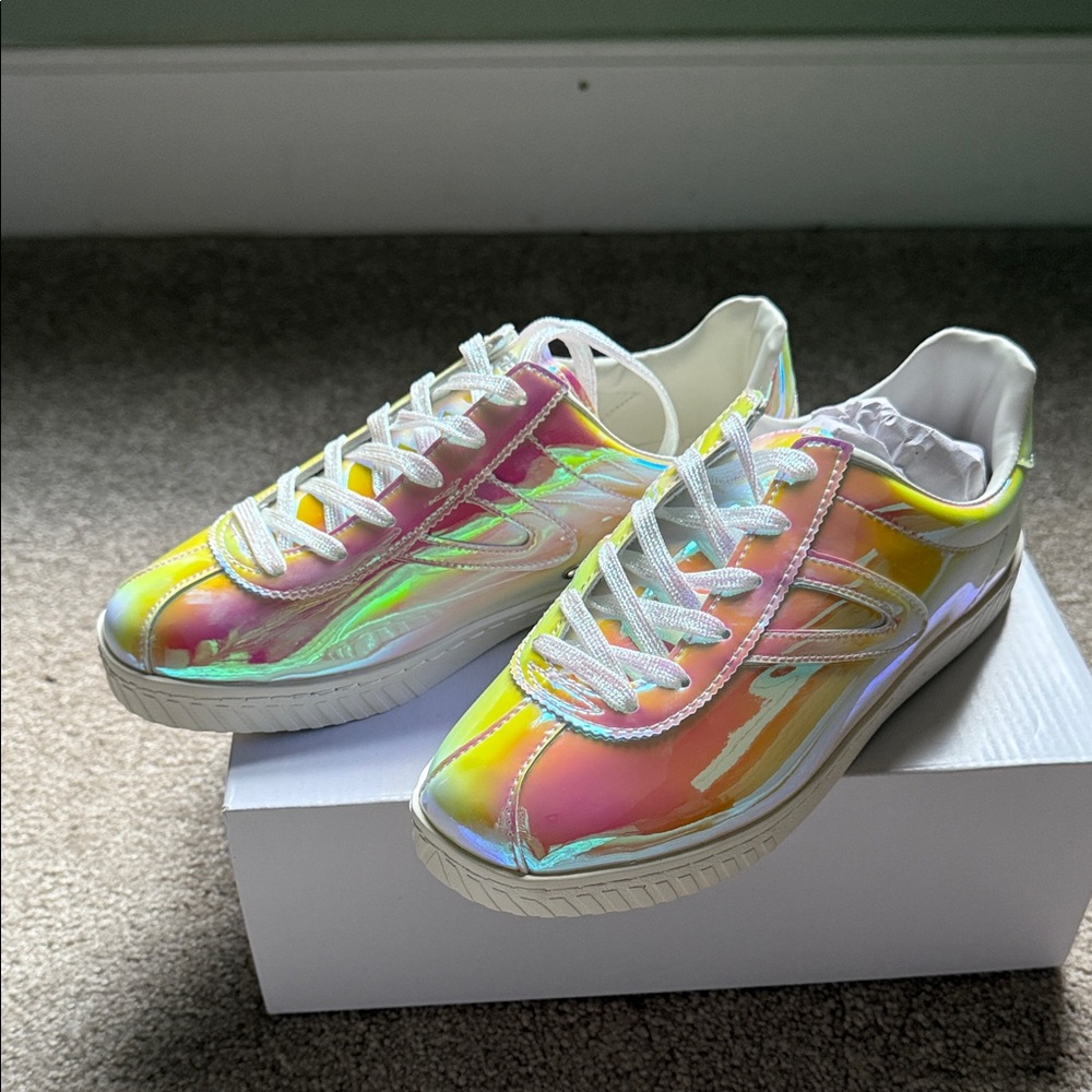 Tretorn Holographic Sneakers with White Laces